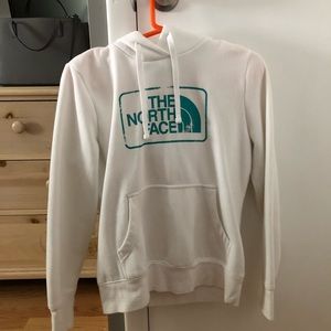 WORN ONCE! The North Face White Sweatshirt (S)